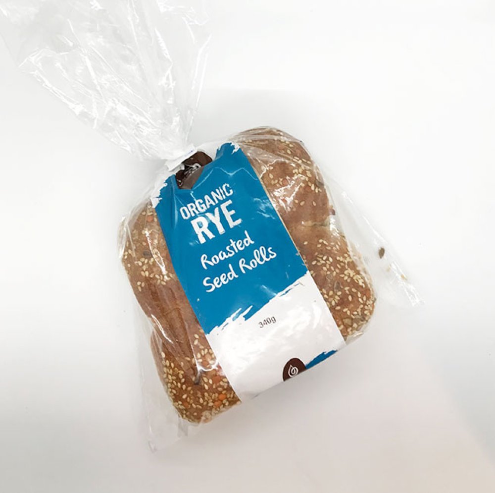 Ancient Grains Organic Rye Roasted Seed Rolls 4 pack (340g), view 2 of 3
