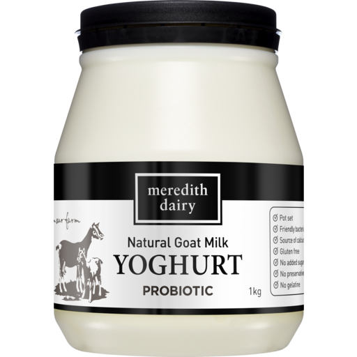 Meredith Dairy Pot-Set Natural Goat Milk Yoghurt 1kg
