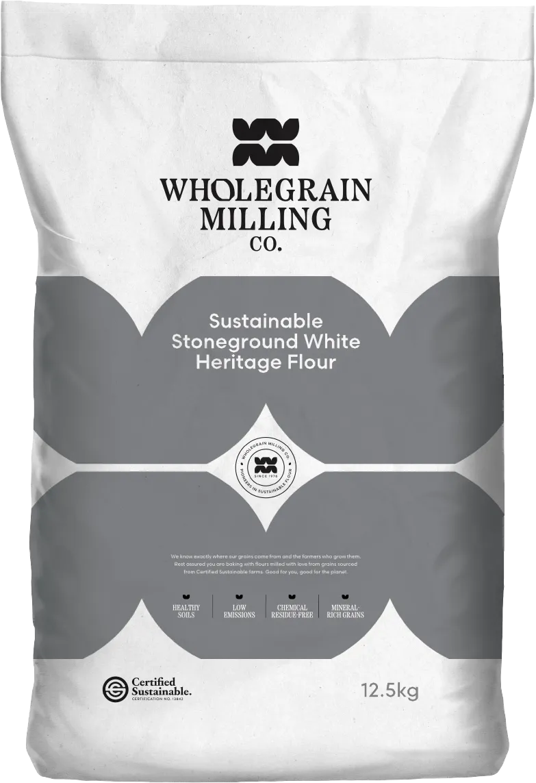 Wholegrain Milling Company Sustainable Stoneground White Heritage 12.5kg